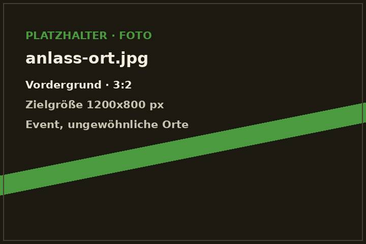 DJ-Set an einem außergewöhnlichen Ort mitten in der Natur
