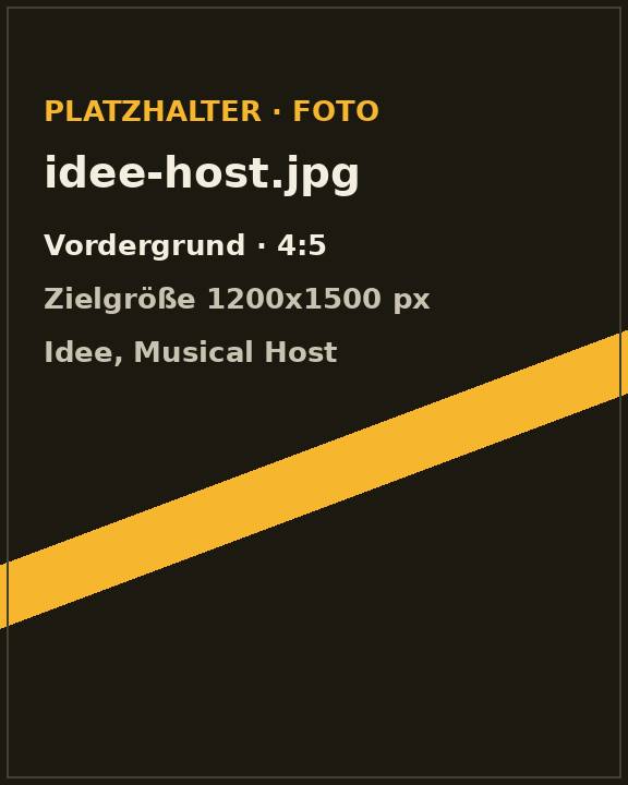 Ein DJ am Plattenspieler im Gespräch mit Gästen