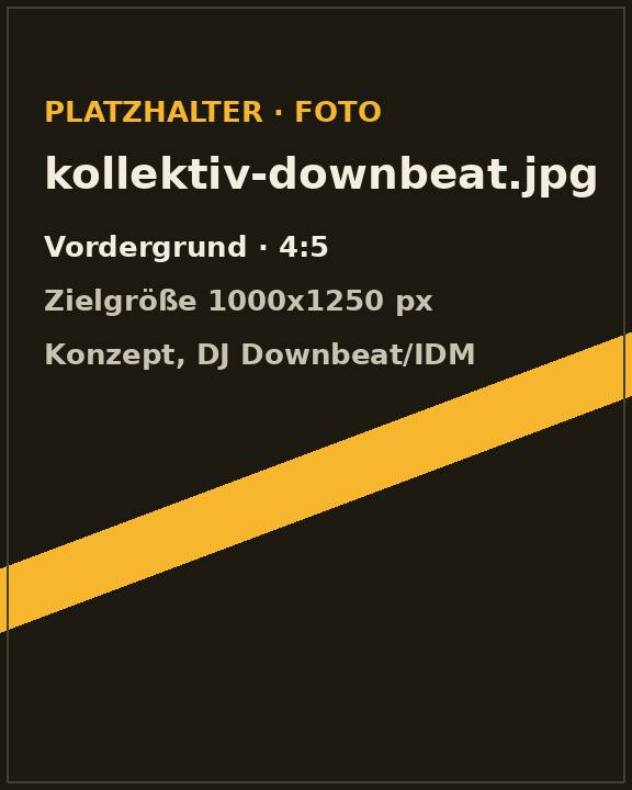Porträt von GlitchGardener, DJ für Downbeat · IDM
